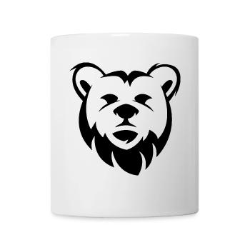 Bear Illustration Comic Cartoon Bears Logo Icon - Mug - white - Front