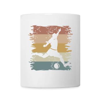 retro soccer player vintage soccer team - Mug - white - Front