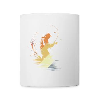 Vintage Angler Graphic - Mug - white - Front