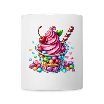 Plaisir des sens : Mug Candy Milkshake - Mug blanc - blanc - Devant