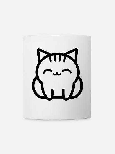 Katze - Tasse - Weiß