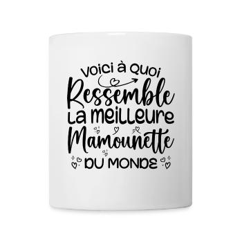 Cadeau Meilleure Mamounette - Cadeau Mamounette - Mug blanc - blanc - Devant