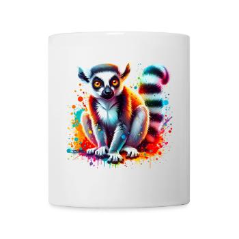 Lemur - Tasse - Weiß - Vorne