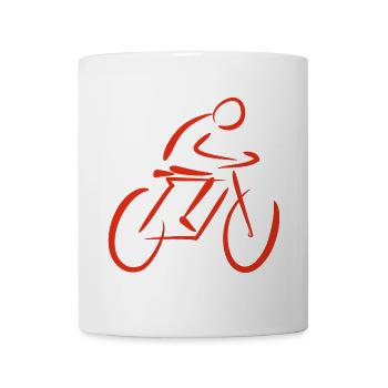 Bicycle stylized - Mug - white - Front