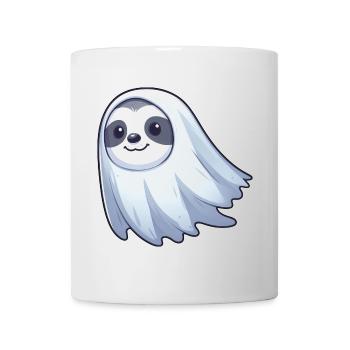 Cute Halloween Sloth Ghosts Ghost Haunted Car - Mug - white - Front