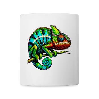 Chamäleon - Tasse - Weiß - Vorne
