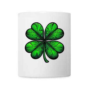 Four-leaf clover - Mug - white - Front