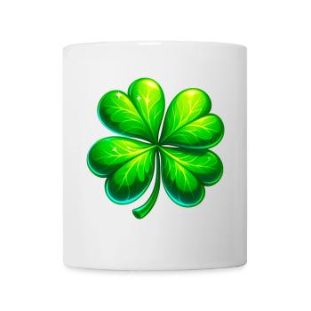 Four-leaf clover - Mug - white - Front