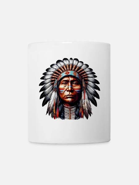 American Indian American - Mug - white