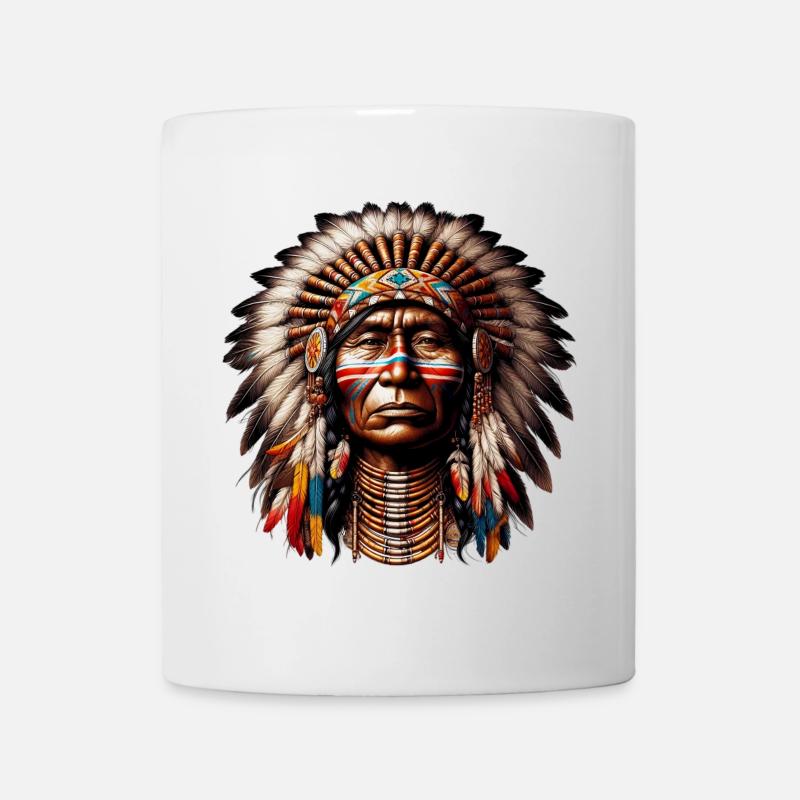 American Indian American - Mug - white