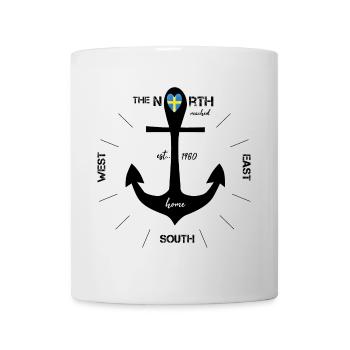 Anker Schweden schwarz - Tasse - Weiß - Vorne