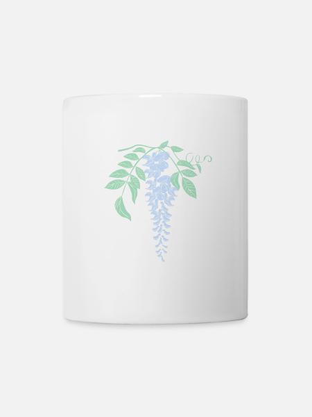 Wisteria Wisteria Flowers - Mug - white