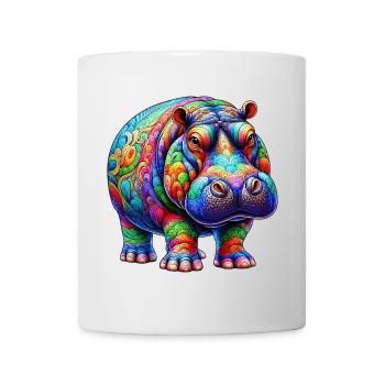 Hippopotamus - Mug - white - Front