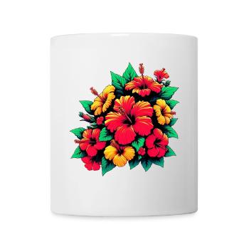 Hibiscus Flowers - Mug - white - Front