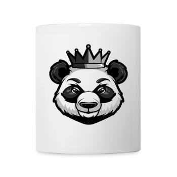 Panda Kopf Krone - Tasse - Weiß - Vorne