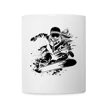 Snowboarder - Mug - white - Front