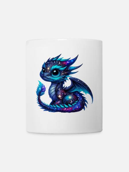 Drache - Tasse - Weiß