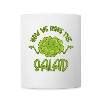 Maintenant, nous avons la salade - Mug blanc - blanc - Devant