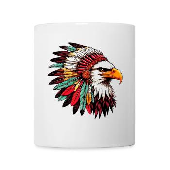 Indianer Adler Amerikanische Rothaut - Tasse - Weiß - Vorne
