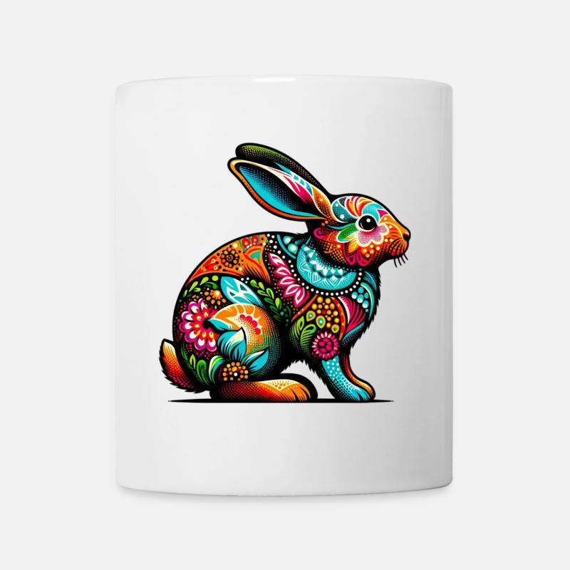 Kaninchen - Tasse - Weiß