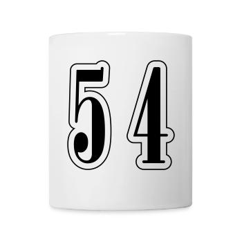 54 Symbole numérique - Mug blanc - blanc - Devant