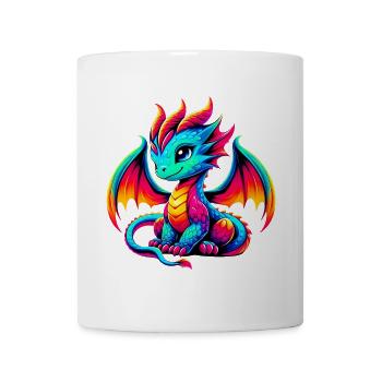 Drache - Tasse - Weiß - Vorne