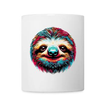 Faultier - Tasse - Weiß - Vorne