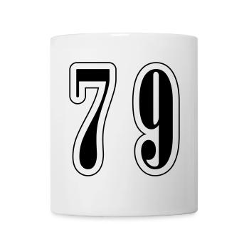 79 Number Symbol - Mug - white - Front