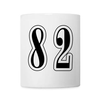82 Number Symbol - Mug - white - Front