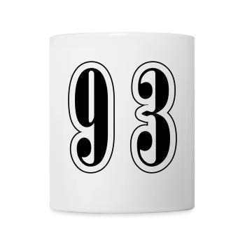 93 Number Symbol - Mug - white - Front