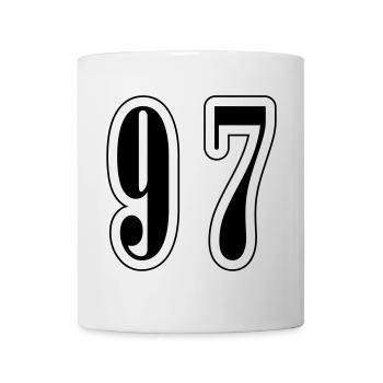 97 Number Symbol - Mug - white - Front
