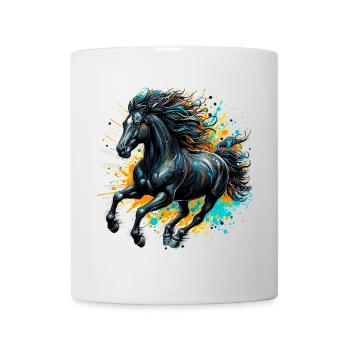 Cheval - Mug blanc - blanc - Devant