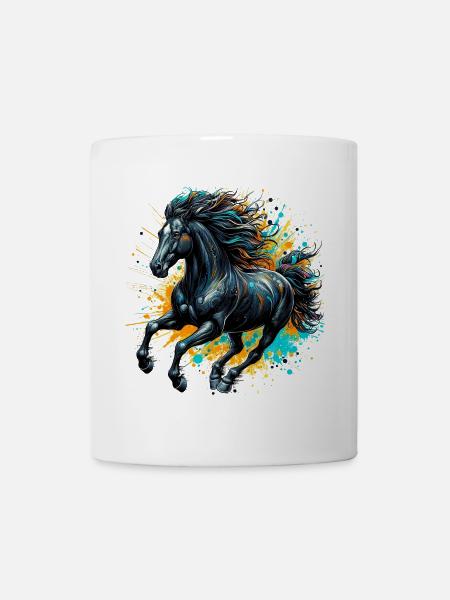 Pferd - Tasse - Weiß