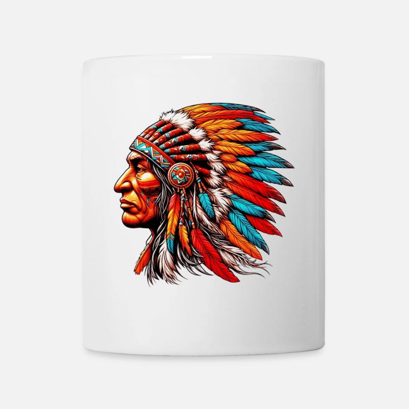 American Indian American - Mug - white