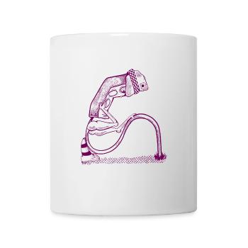 depressed traffic light - Tasse - Weiß - Vorne