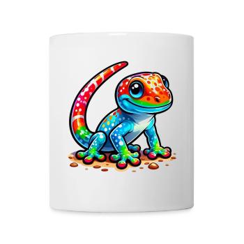 Gecko - Tasse - Weiß - Vorne