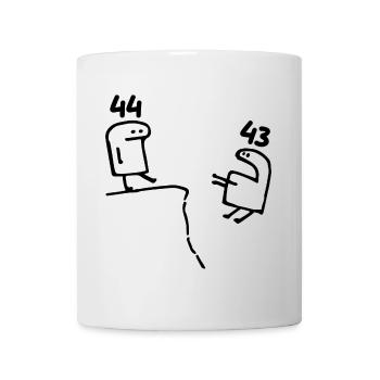 44 Years Old - 44th Birthday Fun Gift 44 Years - Mug - white - Front