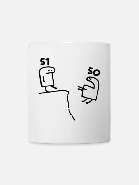 51 Jahre alt - 51. Geburtstag Spaß 51 Jahre altes Geschenk - Tasse - Weiß