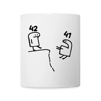42 Jahre alt - 42. Geburtstag Spaß 42 Jahre alt Geschenk - Tasse - Weiß - Vorne