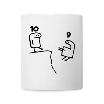 10 Jahre alt - 10. Jubiläum Spaß 10 Jahre alt Geschenk - Tasse - Weiß - Vorne