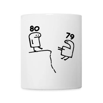 80th Birthday - 80th Birthday Fun 80th Birthday Gift - Mug - white - Front