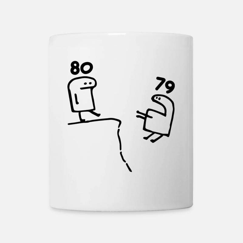 80th Birthday - 80th Birthday Fun 80th Birthday Gift - Mug - white