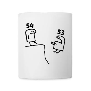 54 years old - 54th Birthday Fun 54 years old gift - Mug - white - Front