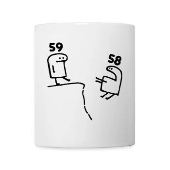 59 ans - Cadeau 59e Anniversaire Amusant 59 ans - Mug blanc - blanc - Devant