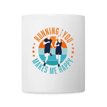 Running with you - Tasse - Weiß - Vorne