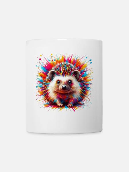 Hérisson - Mug blanc - blanc