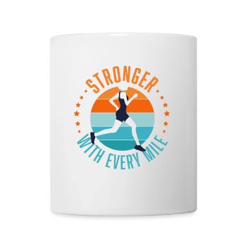 coureur - Mug blanc - blanc - Devant