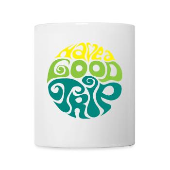 Safe travels! have a good trip sixties 60s Typo - Mug - white - Front