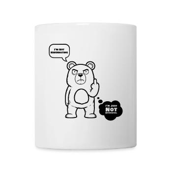 The uninterested bear - Tasse - Weiß - Vorne