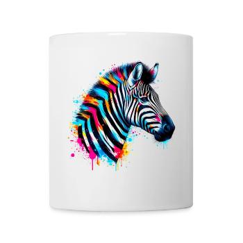 Zèbre - Mug blanc - blanc - Devant